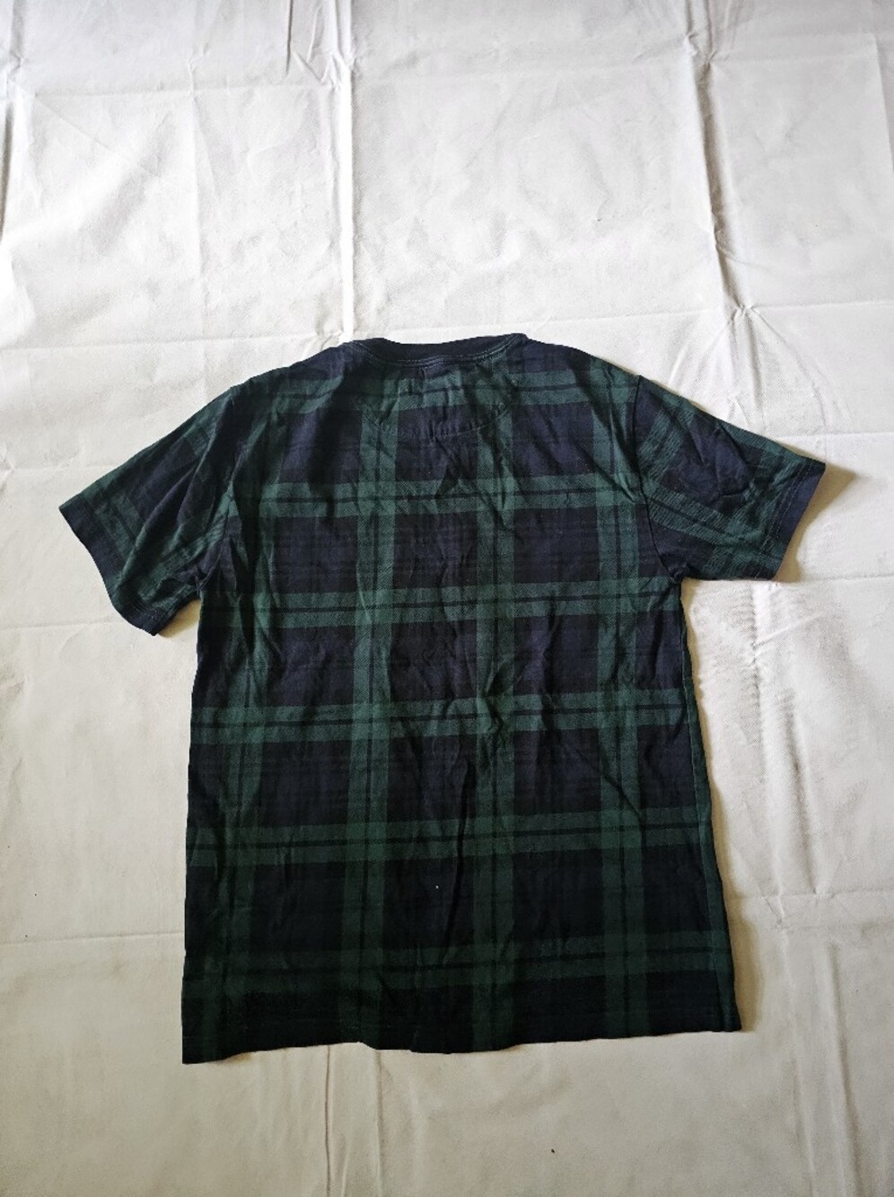 Ralph Lauren Polo Bear Plaid Short-Sleeve T-Shirt - Navy/Green - Picture 3 of 3